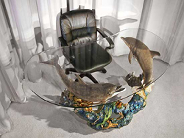 Dolphin Consciousness Desk Image Description
